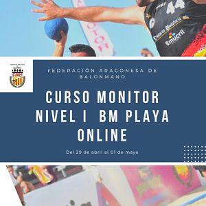 Curso de Monitor de Balonmano Playa Nivel I. Curso Online